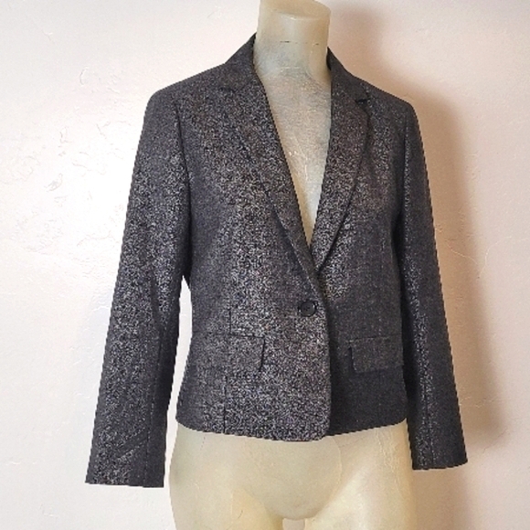 Theory Black Tailored Helvia Blazer - Picture 1 of 4